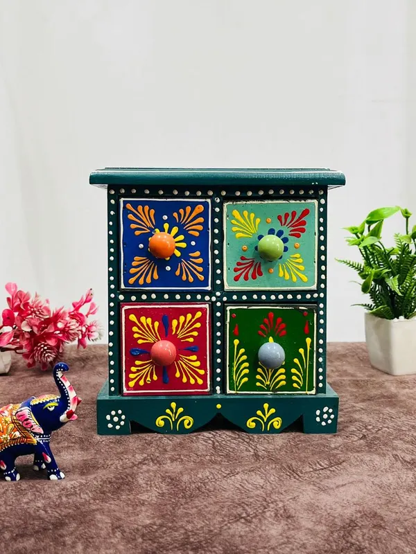 Wooden_Traditional_Hand_Painted_Floral_Storage_Cabinet