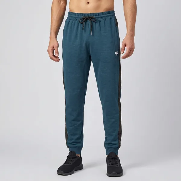 Teal_Lycra_Tapered_Fit_Striped_Joggers_For_Men