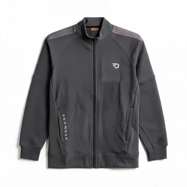 Black_Lycra_Athletic_Fit_Full_Zip_Track_Jacket_For_Men