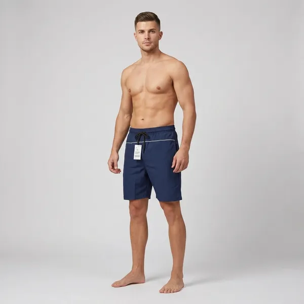Navy_Blue_Lycra_Casual_Fit_Drawstring_Shorts_For_Men