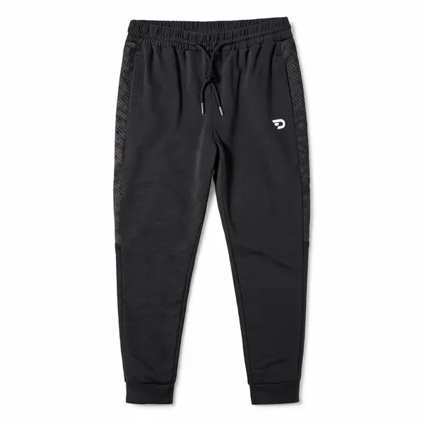 Black_Lycra_Tapered_Fit_Jogger_Pants_For_Men