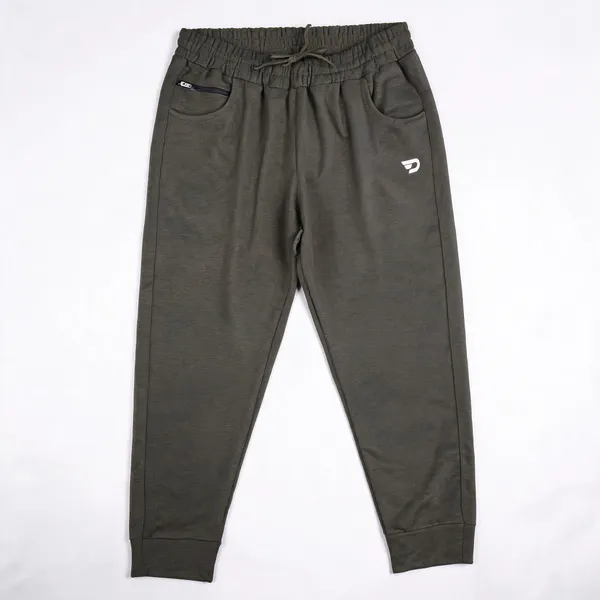 Olive_Green_Lycra_Tapered_Fit_Jogger_Track_Pants_For_Men