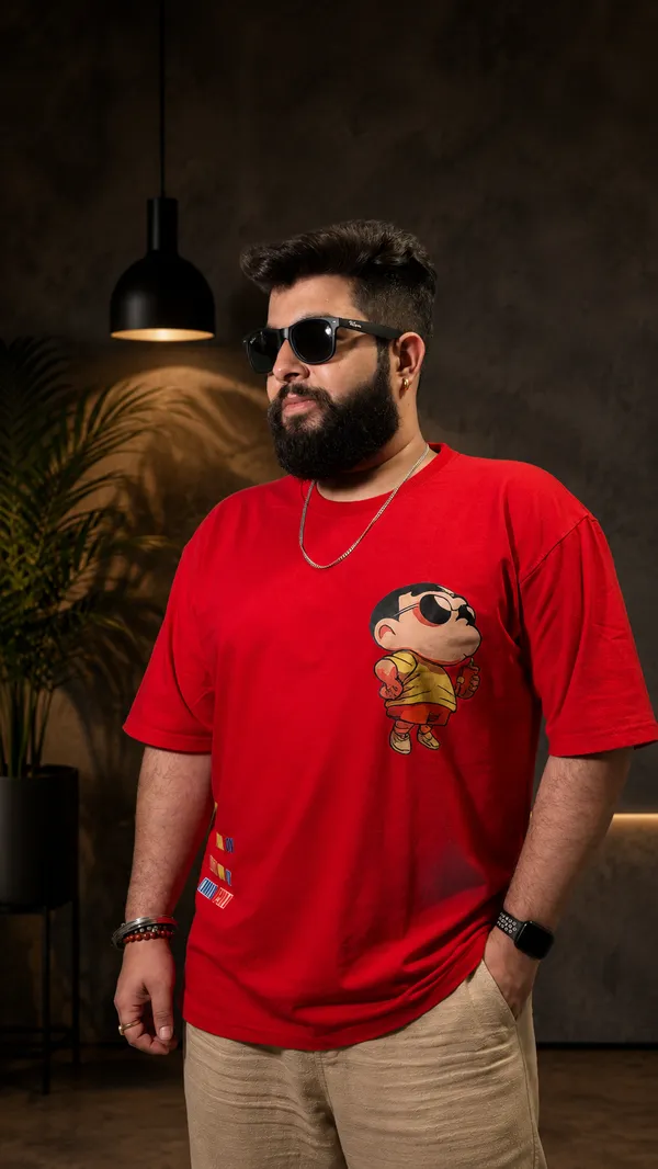 Red_Terry_Cotton_Oversized_Graphic_Print_T-Shirt_For_Unisex