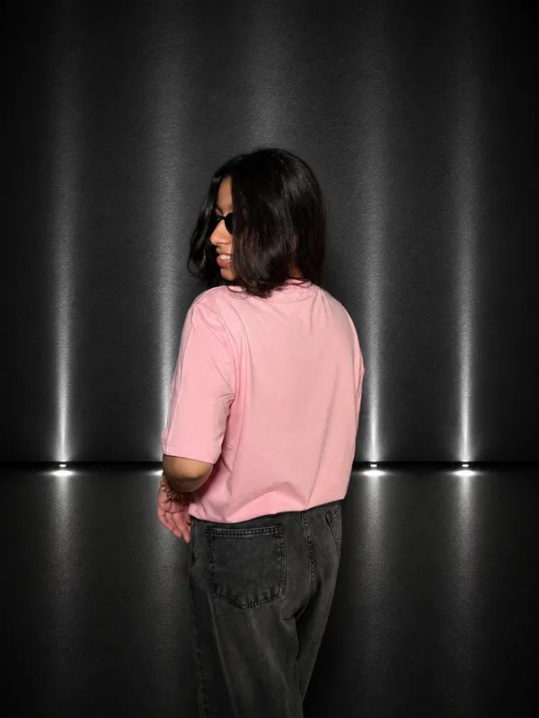Pink_Terry_Cotton_Round_Neck_Graphic_Print_T-Shirt_For_Unisex