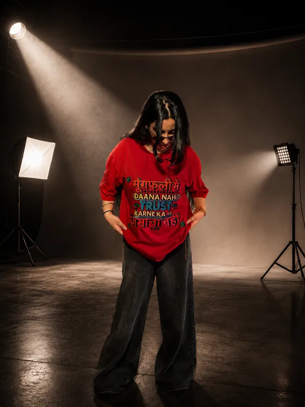 Red_Terry_Cotton_Oversized_Graphic_Print_T-Shirt_For_Unisex