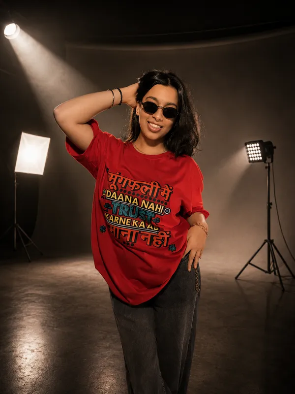 Red_Terry_Cotton_Oversized_Graphic_Print_T-Shirt_For_Unisex