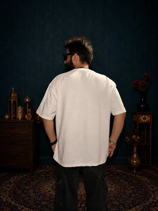 White_Terry_Cotton_Oversized_Graphic_Print_T-Shirt_For_Unisex