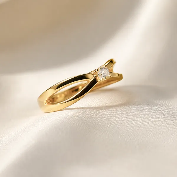 Gold_Plated_Solitaire_Diamond_Ring_for_Women
