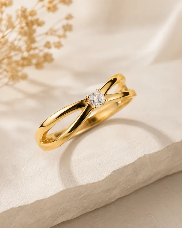 Gold_Plated_Solitaire_Diamond_Ring_for_Women
