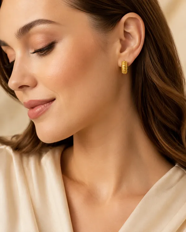 Gold_Textured_Hoop_Earrings_for_Women