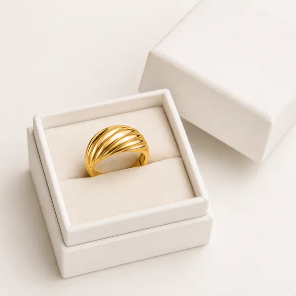 Gold_Ridged_Dome_Ring_for_Women