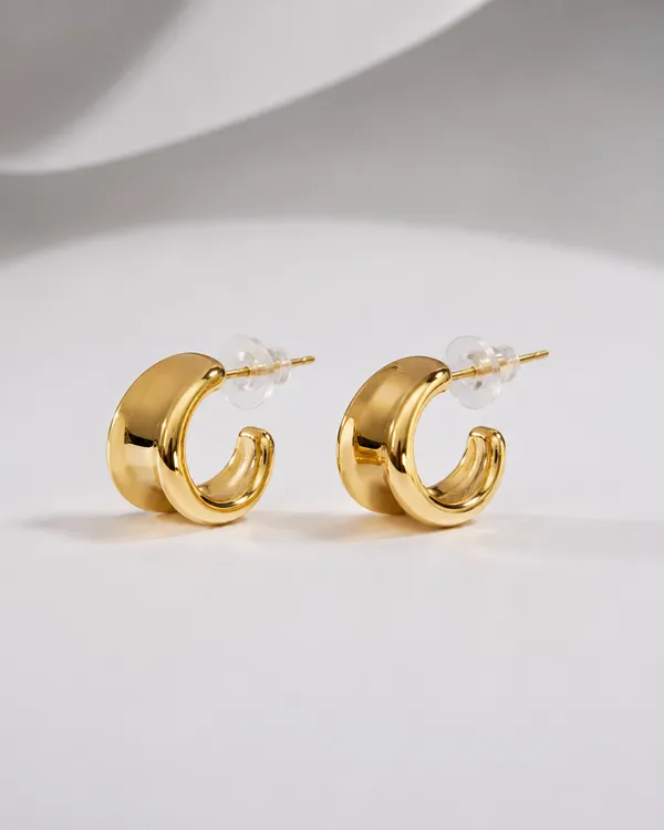 Gold_Plated_Chunky_Hoop_Earrings_for_Women