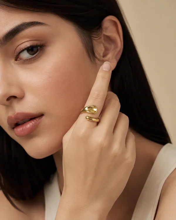 Gold_Plated_Modern_Twist_Adjustable_Ring_for_Women