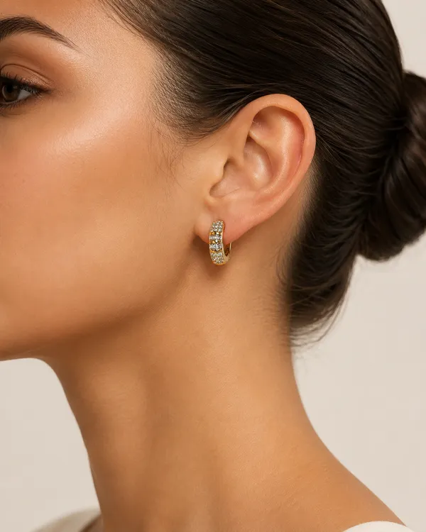 Gold_Plated_Studded_Hoop_Earrings_for_Women