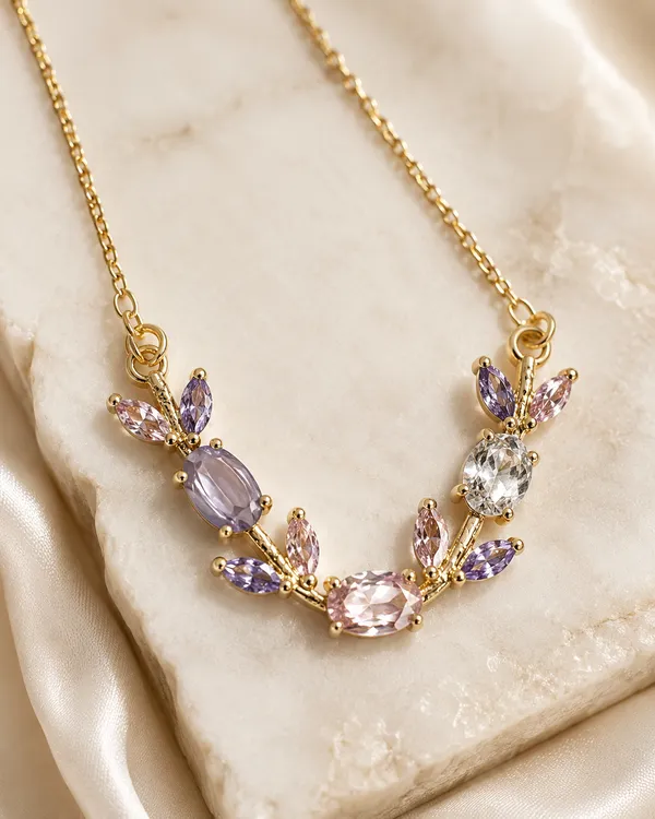 Gold_Plated_Purple_Stone_Floral_Pendant_Necklace_for_Women