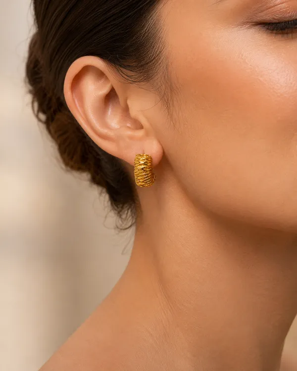 Gold_Textured_Hoop_Earrings_for_Women