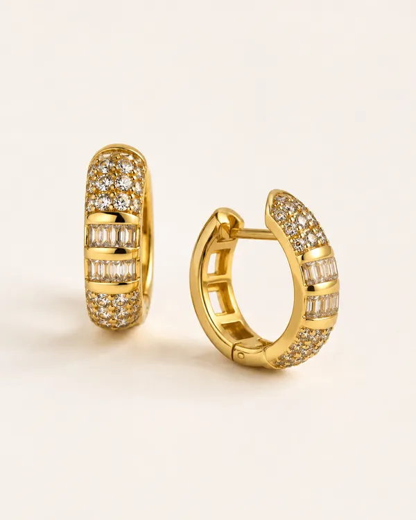 Gold_Plated_Studded_Hoop_Earrings_for_Women