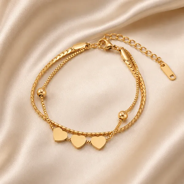 Gold_Tone_Layered_Heart_Charm_Bracelet_for_Women