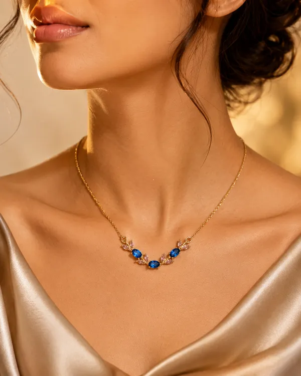 Gold_Tone_Blue_Crystal_Delicate_Chain_Necklace_for_Women