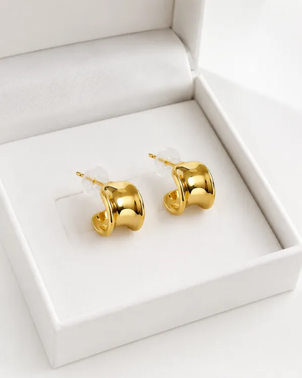 Gold_Plated_Chunky_Hoop_Earrings_for_Women