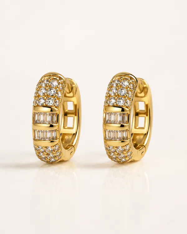 Gold_Plated_Studded_Hoop_Earrings_for_Women