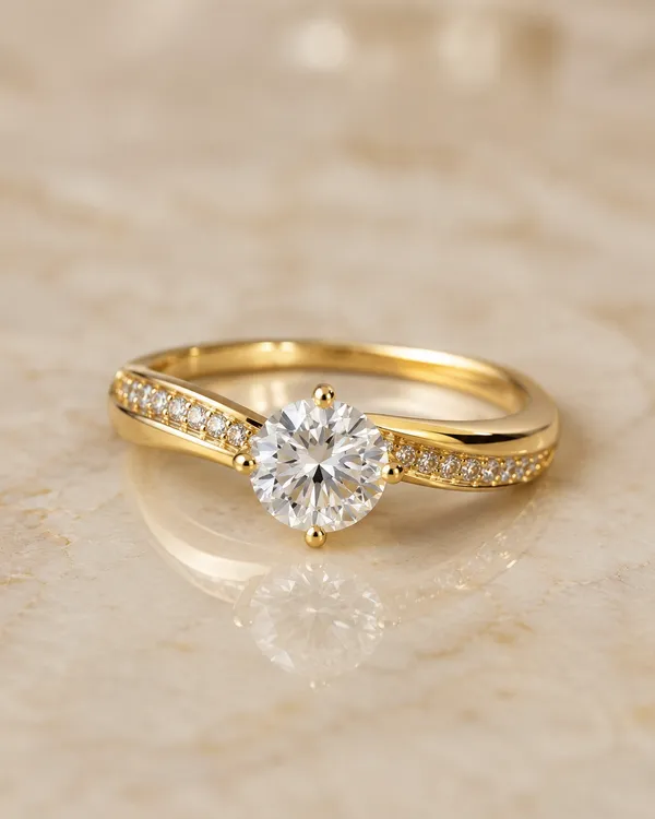 Gold_Tone_Solitaire_Ring_with_Pav�_Band_for_Women