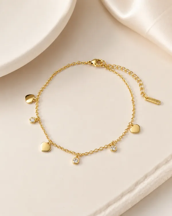 Gold_Plated_Heart_and_Crystal_Charm_Bracelet_for_Women