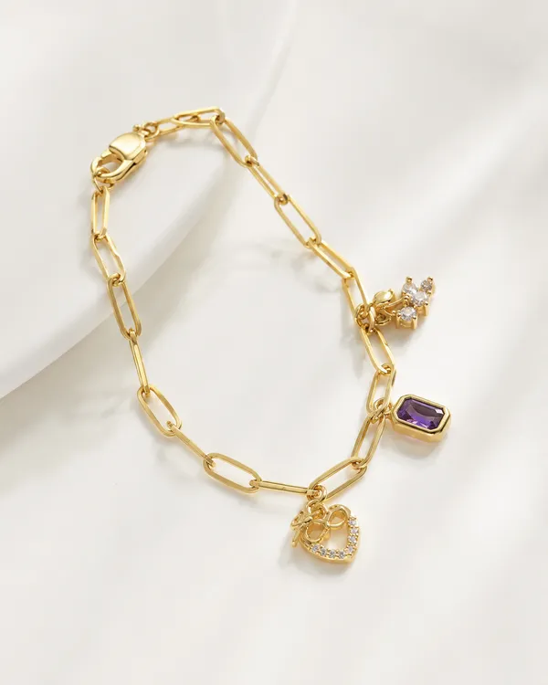 Gold_Plated_Chain_Bracelet_With_Gemstone_Charm_Pendants_For_Women