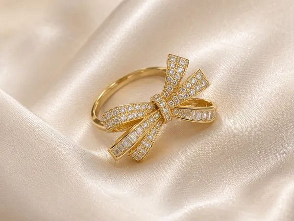 Gold_Plated_Crystal_Embellished_Bow_Ring_for_Women