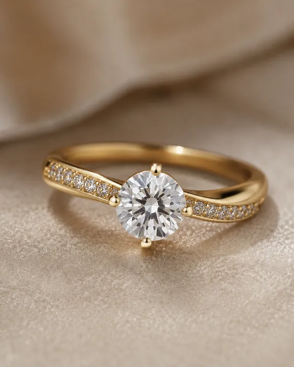 Gold_Tone_Solitaire_Ring_with_Pav�_Band_for_Women