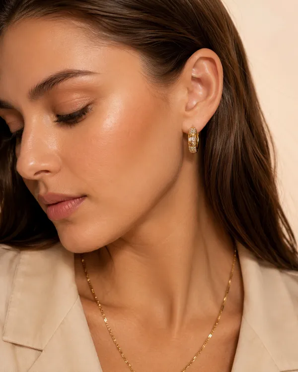 Gold_Plated_Studded_Hoop_Earrings_for_Women