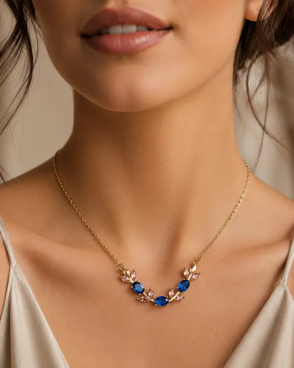 Gold_Tone_Blue_Crystal_Delicate_Chain_Necklace_for_Women