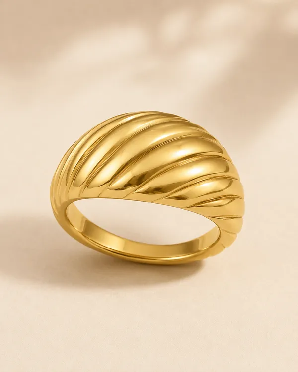 Gold_Ridged_Dome_Ring_for_Women