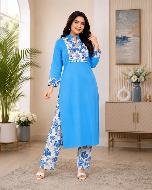 Blue_Cotton_Floral_Print_Straight_Kurta_Set_for_Women