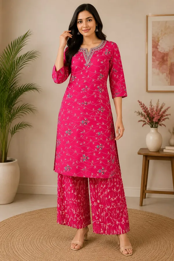 Pink_Floral_Embroidered_Kurta_Palazzo_Set_for_Women