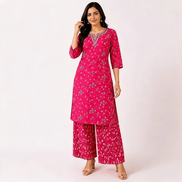 Pink_Floral_Embroidered_Kurta_Palazzo_Set_for_Women