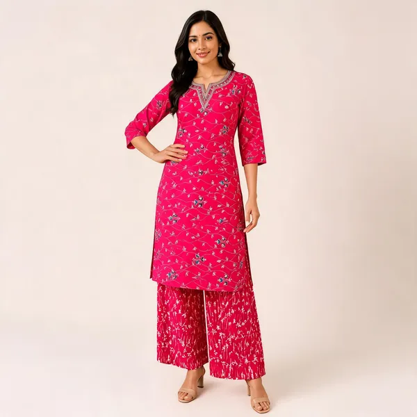 Pink_Floral_Embroidered_Kurta_Palazzo_Set_for_Women