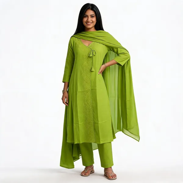 Green_Embroidered_Straight_Kurta_Set_With_Dupatta_For_Women