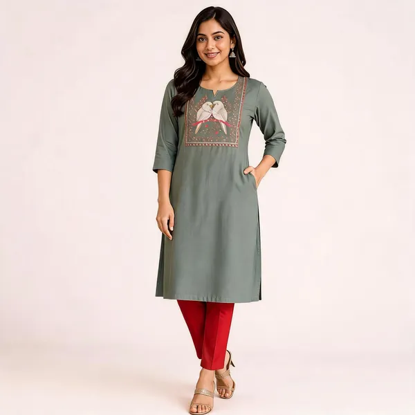 Sage_Green_Embroidered_Straight_Kurta_for_Women
