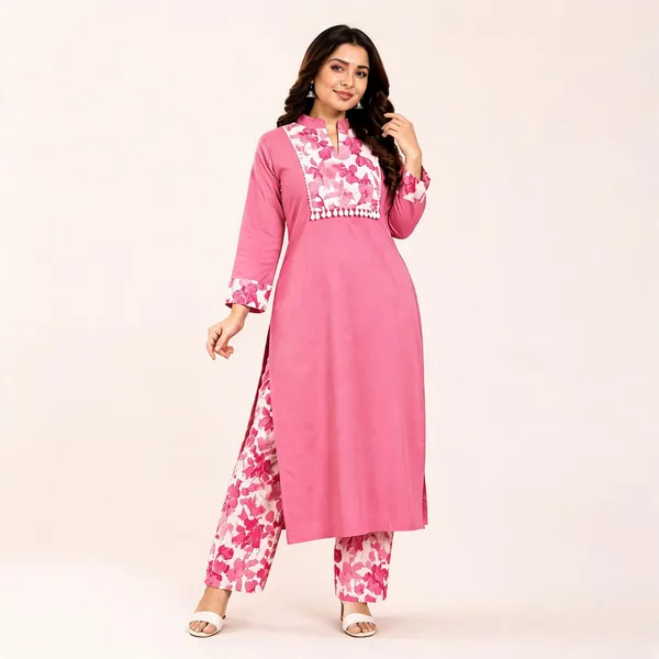 Pink_Floral_Embroidered_Kurta_with_Printed_Palazzo_Set_for_Women