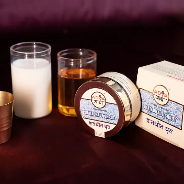 Adya_Herbal_Shatadhaut_Ghrut_50_G_Mosturizer