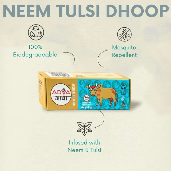 Adya_Sugandhi_Sandal,_Classic,_Rose,_Agnihotra_&_Neem_Tulsi_Dhoop_Pack_Of_5