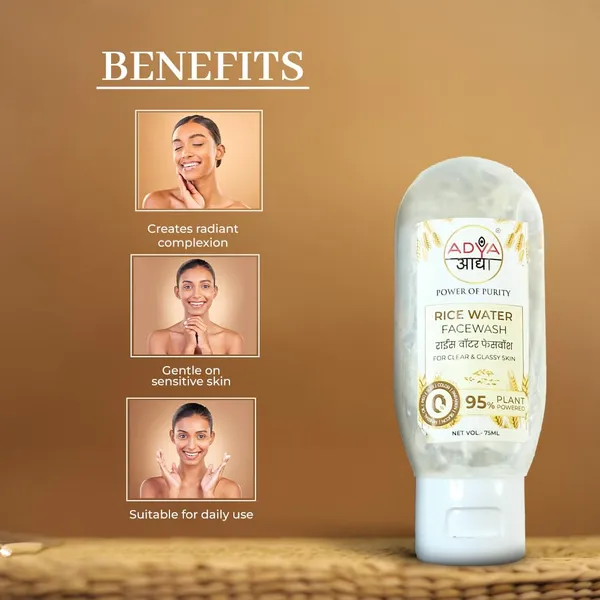 Adya_Herbal_Rice_Water_Face_Wash_75_Ml