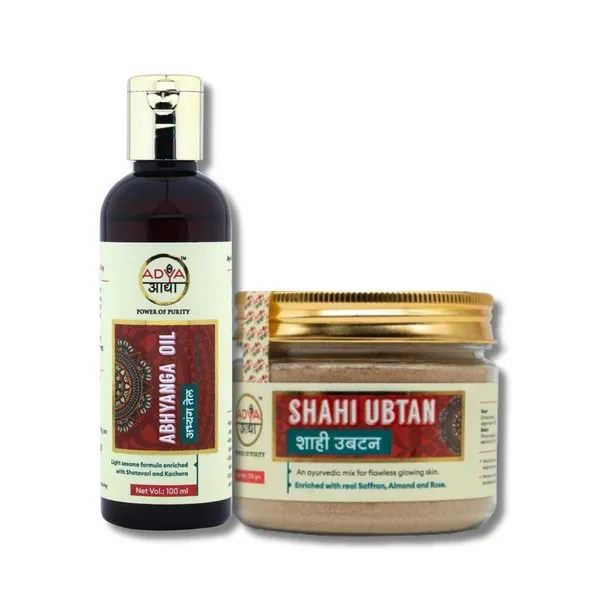 Adya_Abhyanga_Oil_100_Ml_And_Shahi_Ubtan__Pack_of_2