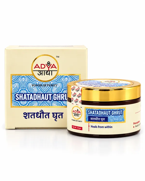 Adya_Herbal_Shatadhaut_Ghrut_50_G_Mosturizer