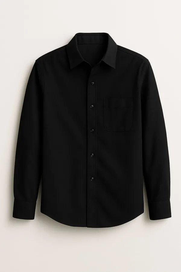 Black_And_White_Cotton_Regular_Fit_Shirt_Pant_Shoes_Set_For_Men