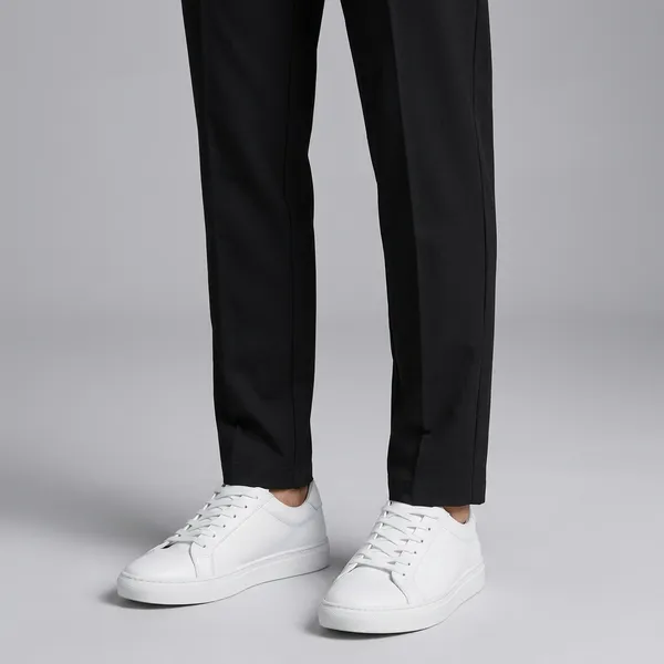 Maroon_Black_And_White_Cotton_Blend_Regular_Fit_T-Shirt_Pant_Shoes_Set_For_Men