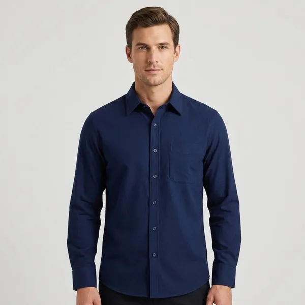Navy_Blue_Cotton_Blend_Regular_Fit_Shirt_For_Men