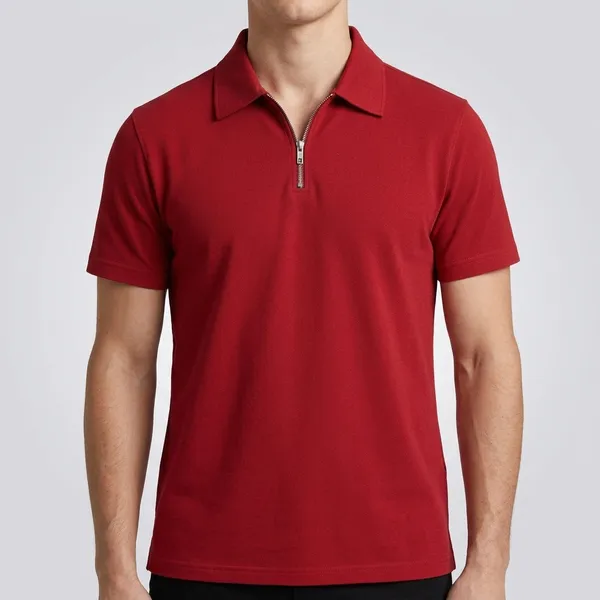 Red_Cotton_Blend_Regular_Fit_T-Shirt_For_Men