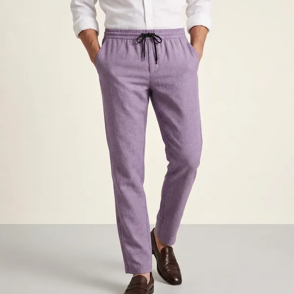 Purple_Linen_Blend_Regular_Fit_Pant_For_Men